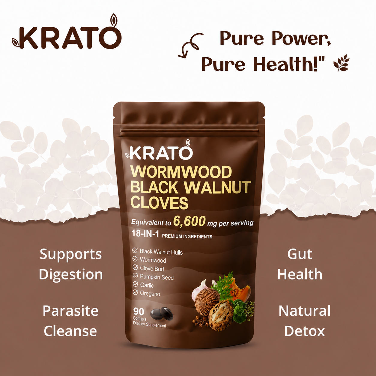 KRATO - WORMWOOD BLACK WALNUT CLOVES